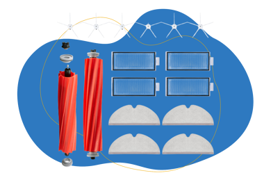 Roborock Q7 Max spare parts.