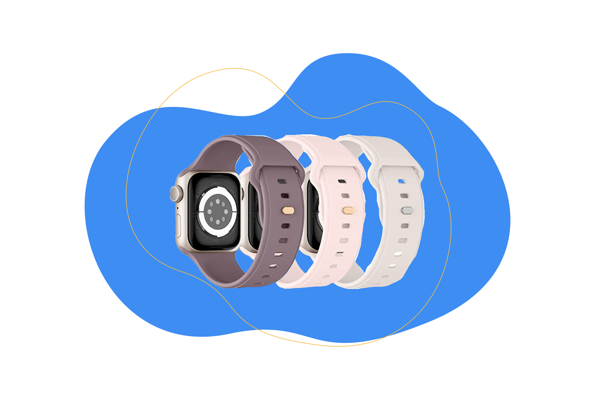 Apple Watch wristbands.