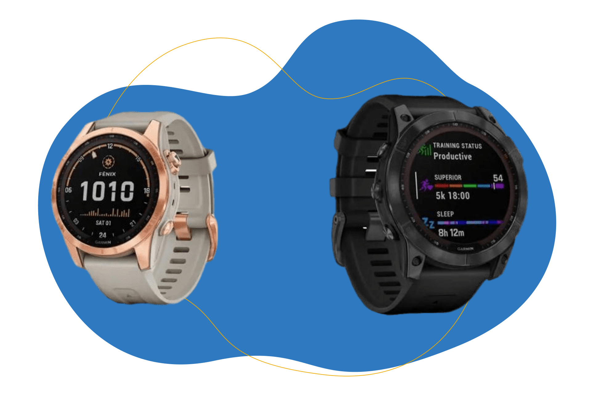 You can see the Garmin Fenix 7.