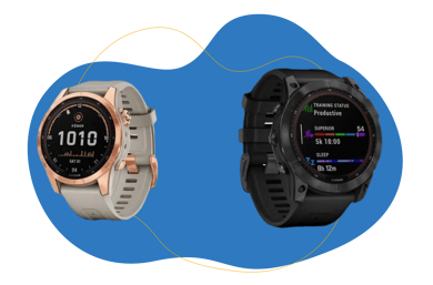You can see the Garmin Fenix 7.