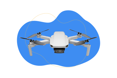 DJI Mini SE drone.