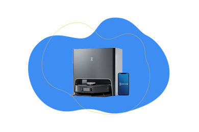 The Ecovacs Deebot X1 Turbo .