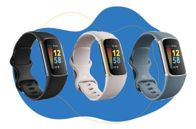 You can see the Fitbit Charge 5.