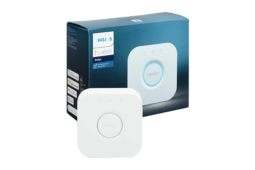 The Philips Hue Bridge.