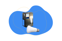 The Philips Hue Smart Bulb White.