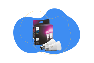 The Philips Hue Colour and Ambiance Smart Bulb.