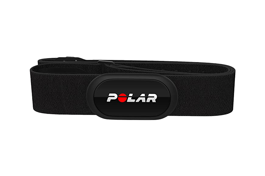 The Polar H10 chest strap.