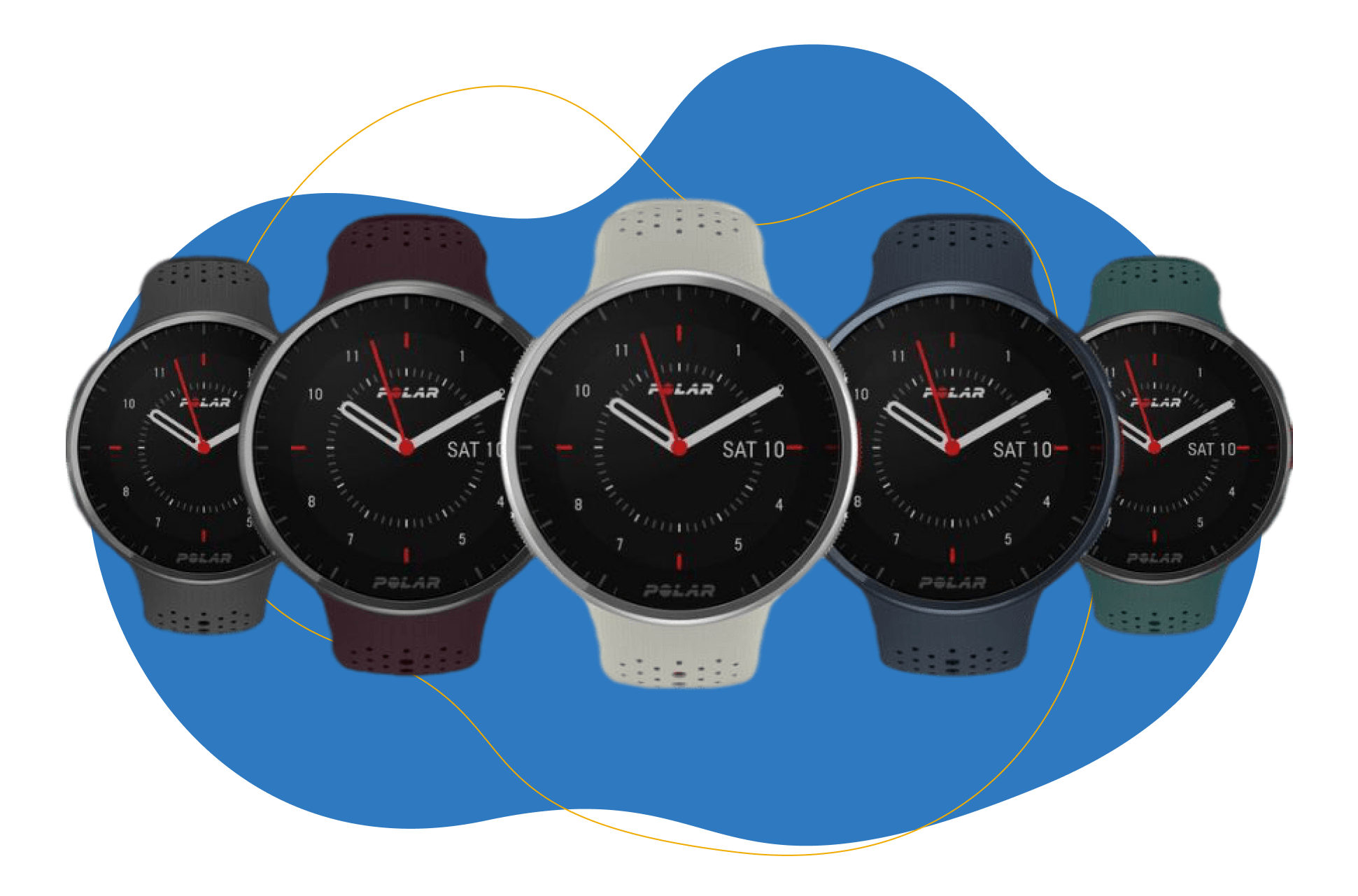 Polar Pacer Pro running watch.